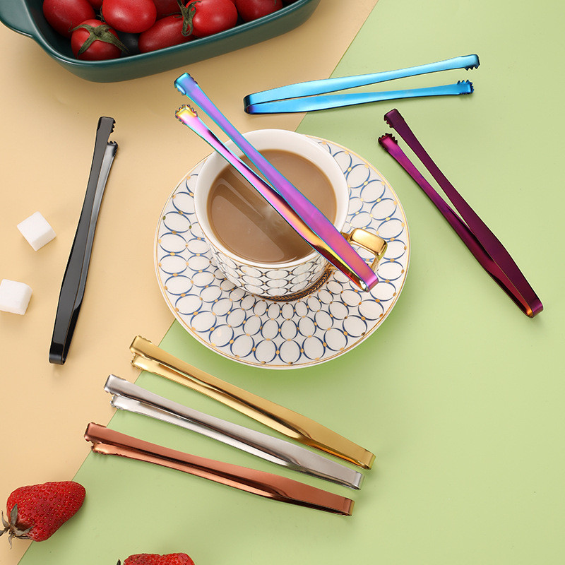 Rozsdamentes acél konyhai ételfogók csúszásmentes jégcsipesz fogakkal Grill tészta Sütőbilincs Eszközök Konyhai edények Főzőedények