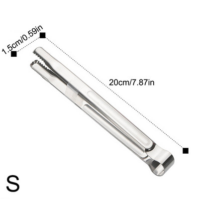Grilēšanas knaibles Garās nerūsējošā tērauda knaibles Virtuves pārtikas knaibles Ēdiena gatavošanas knaibles Ledus kubiņu knaibles BBQ instrumenti Virtuves knaibles cepšanas rīks
