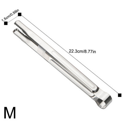 Grilēšanas knaibles Garās nerūsējošā tērauda knaibles Virtuves pārtikas knaibles Ēdiena gatavošanas knaibles Ledus kubiņu knaibles BBQ instrumenti Virtuves knaibles cepšanas rīks
