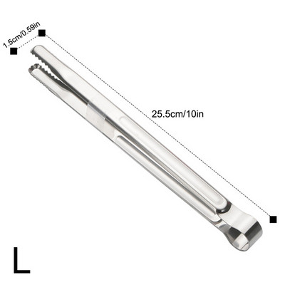 Grilēšanas knaibles Garās nerūsējošā tērauda knaibles Virtuves pārtikas knaibles Ēdiena gatavošanas knaibles Ledus kubiņu knaibles BBQ instrumenti Virtuves knaibles cepšanas rīks