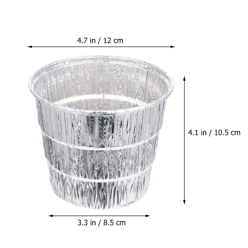 Drum Lining Professional BBQ Liner Liners Replacement Vienreizējās folijas cinkota