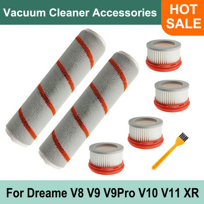 For Dreame V8 V9 V9Pro V10 V11 XR Handheld Cordless Vacuum Cleaner Roller Brush HEPA Filter Spare Parts Accessories Replacement