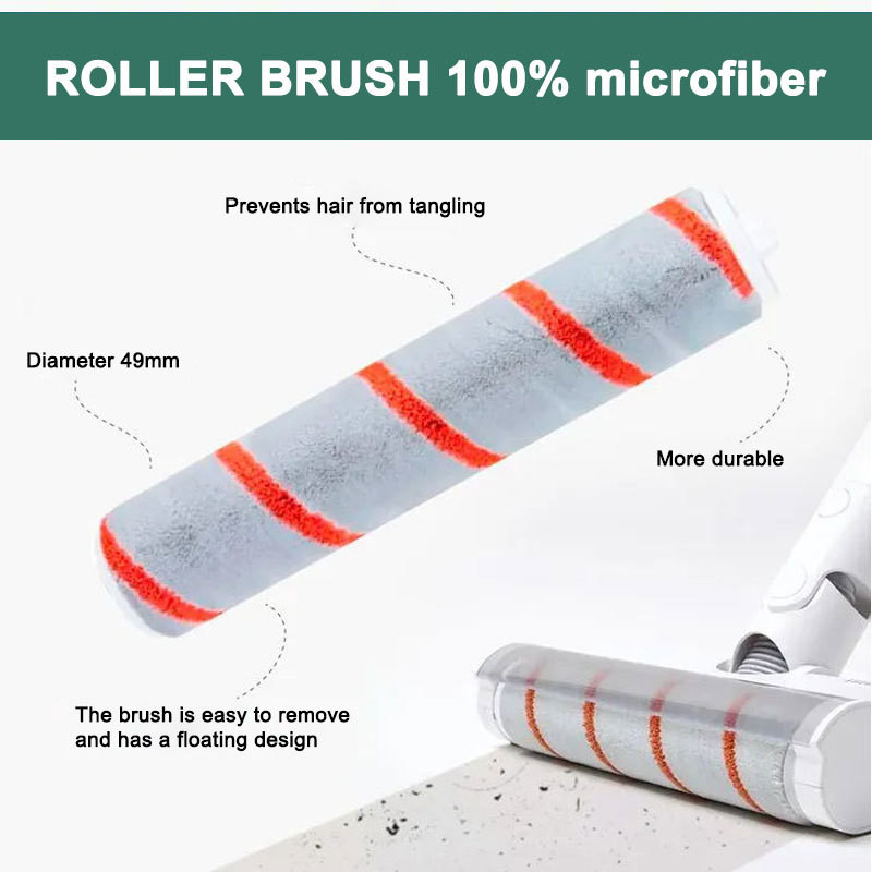 Priekš Dreame V8 V9 V9Pro V10 V11 XR rokas bezvadu putekļsūcēja rullīšu birste HEPA filtra rezerves daļu piederumu nomaiņa