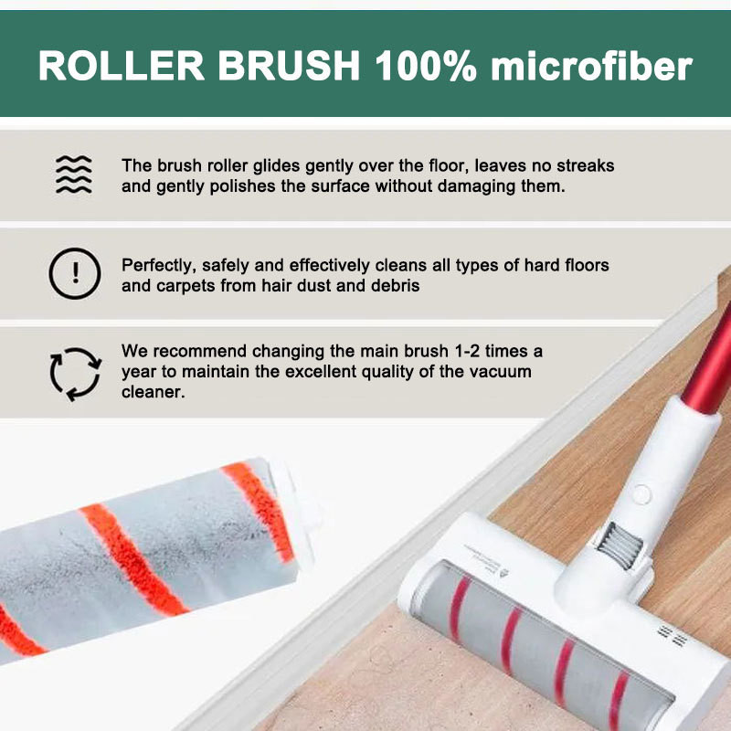 Priekš Dreame V8 V9 V9Pro V10 V11 XR rokas bezvadu putekļsūcēja rullīšu birste HEPA filtra rezerves daļu piederumu nomaiņa