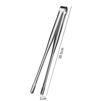 3 izmēru bārbekjū pārtikas knaibles, neslīdošas gatavošanas skavas no nerūsējošā tērauda pārnēsājamas piknika pincetes salātu steiku skavas virtuves ierīces