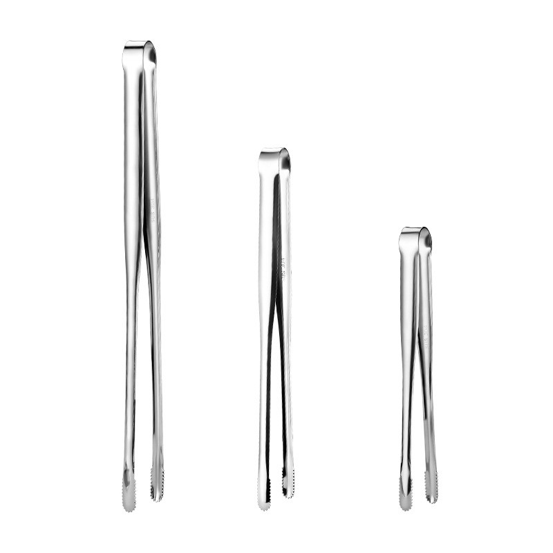 3 izmēru bārbekjū pārtikas knaibles, neslīdošas gatavošanas skavas no nerūsējošā tērauda pārnēsājamas piknika pincetes salātu steiku skavas virtuves ierīces