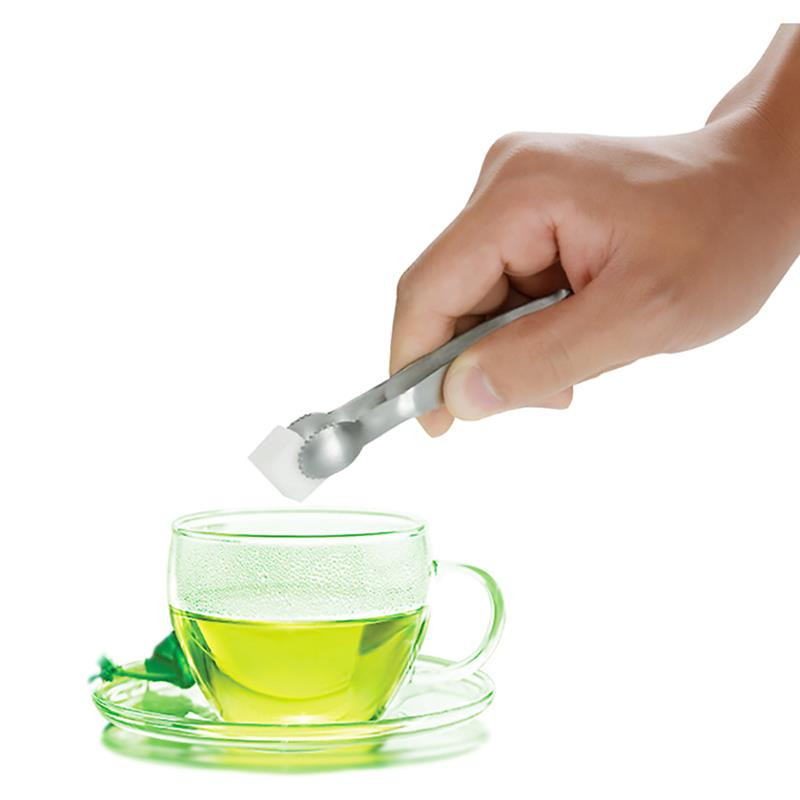 1 τεμάχιο λαβίδες κουζίνας από ανοξείδωτο ατσάλι Κλιπ φαγητού Φορητές λαβίδες πάγου οικιακής χρήσης Sugar Tong Food Grade κουζινικά σκεύη