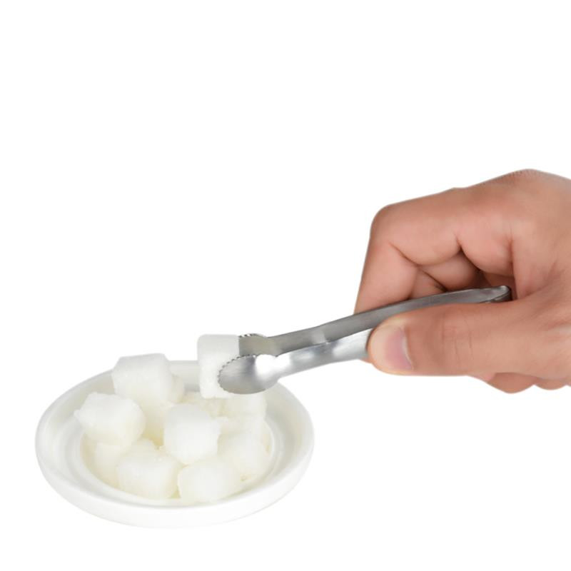 1 τεμάχιο λαβίδες κουζίνας από ανοξείδωτο ατσάλι Κλιπ φαγητού Φορητές λαβίδες πάγου οικιακής χρήσης Sugar Tong Food Grade κουζινικά σκεύη