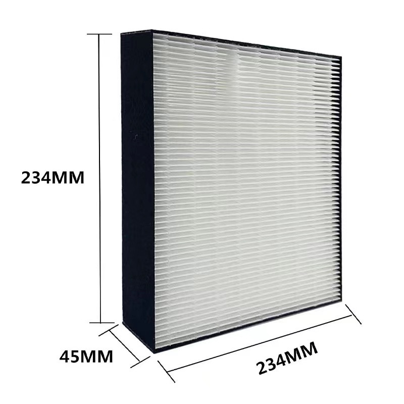 Gaisa attīrītāja Hepa filtra rezerves daļas priekš Daikin KAFP080A4 KAFP080B4 MC50 MC40 MCK55 Series 234*234*45mm