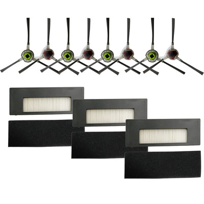 Rullīšu birste Hepa filtrs Sānu birste Ecovacs Deebot DE55 DE53 DE6G putekļsūcējam Detaļu tīrīšanas birste Mop Cloth Accessory