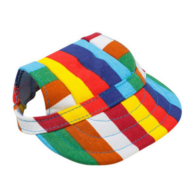 Kisállat divat kutyasapka baseballsapka füllyukakkal Szélálló Utazási Sport vászon napsapkák kiskutyákhoz Kültéri fényvédő kiegészítők