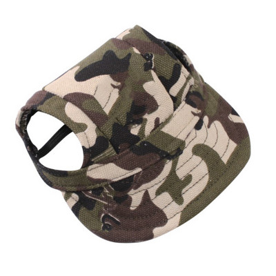 Kisállat divat kutyasapka baseballsapka füllyukakkal Szélálló Utazási Sport vászon napsapkák kiskutyákhoz Kültéri fényvédő kiegészítők