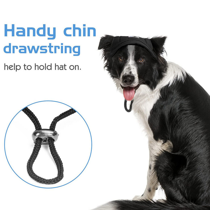 Suņu cepure Suns saules cepure suņu beisbola cepure Suņi Trucker cepure Mājdzīvnieku cepures maziem vidēji lieliem suņiem ar ausu atverēm, regulējamu aukliņu