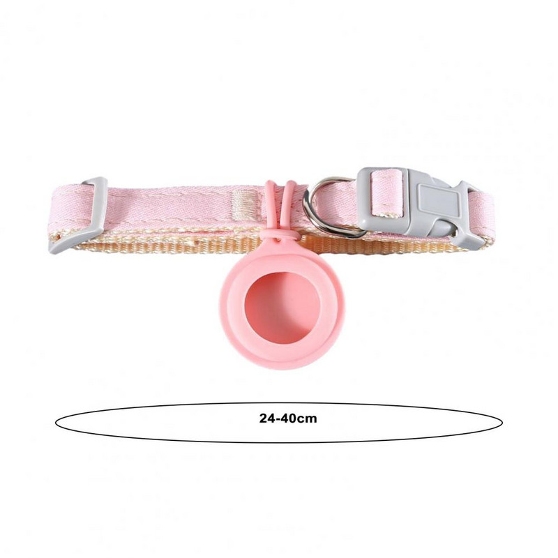 1 gab. Mājdzīvnieku kakla siksna, ātri nolaižama mājdzīvnieka kakla siksna Izturīga mājdzīvnieka kakla siksna Airtag Tracker regulējama drošības siksna kaķu valkāšanai