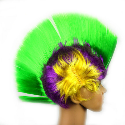 Cosplay Karnevál Paróka Születésnapi Party Vicces haj Kalap Kiegészítők Bohócrajongók táncos fejdísz Őshonos diszkó Primitív fejfedők