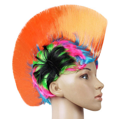 Cosplay Karnevál Paróka Születésnapi Party Vicces haj Kalap Kiegészítők Bohócrajongók táncos fejdísz Őshonos diszkó Primitív fejfedők