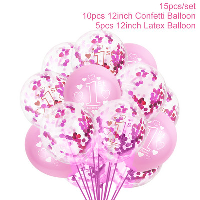 Розова, бяла роза, 1-годишна шапка с корона, щастлива принцеса, декор за парти за рожден ден, бебе, момиче, 1-ва шапка, реквизит за снимки за рожден ден на една година, шапка