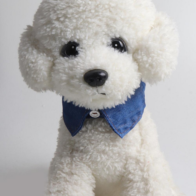 Viegli uzvelkama un noņemama kaķa kakla siksna ar regulējamu smokinga uzvalka apkakli Mīksts džinsa audums Ērta, stilīga mājdzīvnieka apkakle kāzām