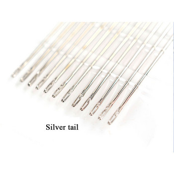12 τεμ. Πολλαπλών μεγεθών Blind Needles Tail Needle Darning από ανοξείδωτο ατσάλι DIY Κέντημα Ράψιμο Ρούχα Βελόνες Χειροποίητα Οικιακά Εργαλεία