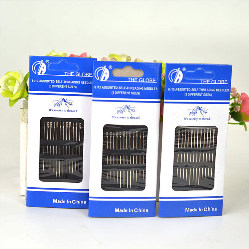 12gab. Daudzizmēra Aklās adatas Astes Adata Dzīšana Nerūsējošā tērauda DIY Izšuvumi Apģērbu Šūšanas Adatas Rokas sadzīves instrumenti