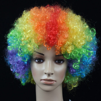 Funny Cloud Wig Cap Fluffy κυματιστή εκρηκτική περούκα κεφαλιού για φόρεμα γενεθλίων Performance Props Hair Cap Header Header Reactive Party Supplies