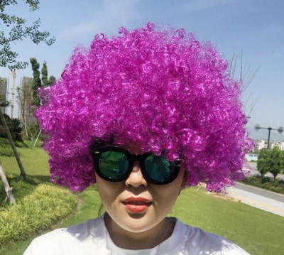 Juokingas debesies peruko kepurė Pūkuotas banguotas sprogstamasis galvos perukas gimtadienio suknelei, spektaklio rekvizitai Plaukų kepuraitės antraštė Reaktyvūs vakarėlio reikmenys