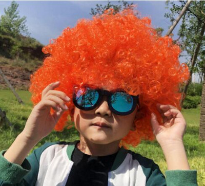 Juokingas debesies peruko kepurė Pūkuotas banguotas sprogstamasis galvos perukas gimtadienio suknelei, spektaklio rekvizitai Plaukų kepuraitės antraštė Reaktyvūs vakarėlio reikmenys