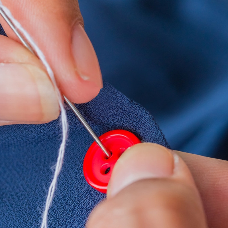 12/24/36gab Aklo šūšanas adatas Daudzizmēru sānu caurums nerūsējošais tērauds, šūšana ar rokām, mājsaimniecības DIY pērļošanas vītņu adata