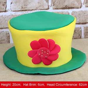 Írország Canival Party Vicces Bohóc Varázsló Kalap Jelmez Gyerekek Felnőtt Paróka Haj Fejdísz Kiegészítők Álarcos Öltözködés