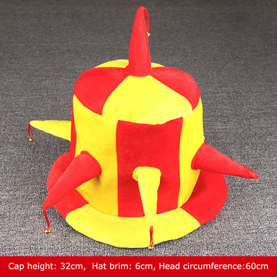 Írország Canival Party Vicces Bohóc Varázsló Kalap Jelmez Gyerekek Felnőtt Paróka Haj Fejdísz Kiegészítők Álarcos Öltözködés