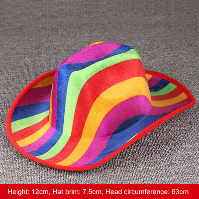 Írország Canival Party Vicces Bohóc Varázsló Kalap Jelmez Gyerekek Felnőtt Paróka Haj Fejdísz Kiegészítők Álarcos Öltözködés