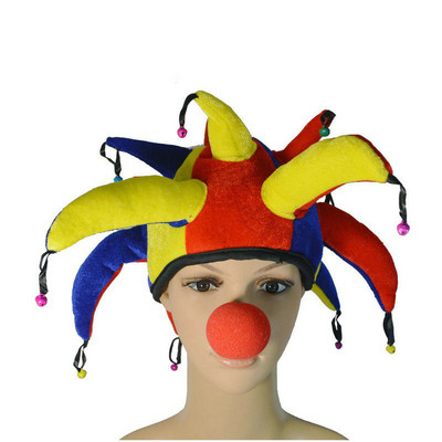 Írország Canival Party Vicces Bohóc Varázsló Kalap Jelmez Gyerekek Felnőtt Paróka Haj Fejdísz Kiegészítők Álarcos Öltözködés