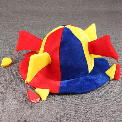 Írország Canival Party Vicces Bohóc Varázsló Kalap Jelmez Gyerekek Felnőtt Paróka Haj Fejdísz Kiegészítők Álarcos Öltözködés