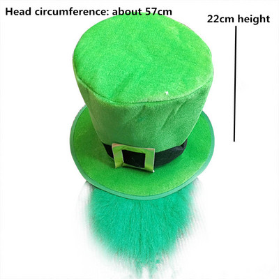 Írország Canival Party Vicces Bohóc Varázsló Kalap Jelmez Gyerekek Felnőtt Paróka Haj Fejdísz Kiegészítők Álarcos Öltözködés