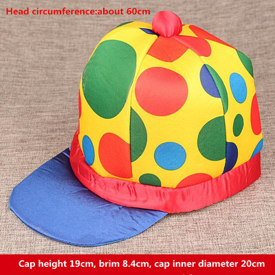 Írország Canival Party Vicces Bohóc Varázsló Kalap Jelmez Gyerekek Felnőtt Paróka Haj Fejdísz Kiegészítők Álarcos Öltözködés