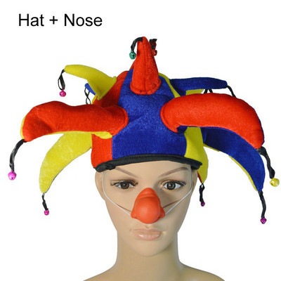 Írország Canival Party Vicces Bohóc Varázsló Kalap Jelmez Gyerekek Felnőtt Paróka Haj Fejdísz Kiegészítők Álarcos Öltözködés