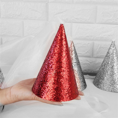 Új gyerekek születésnapi fejpánt hercegnő dekorációs kalap király koronafátyol, gyönyörű Kawaii hajcsipesz színpadi kellékek parti kellékek