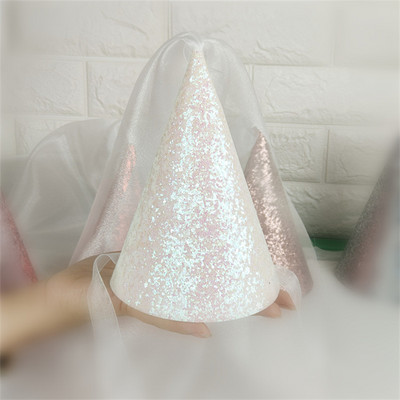 Új gyerekek születésnapi fejpánt hercegnő dekorációs kalap király koronafátyol, gyönyörű Kawaii hajcsipesz színpadi kellékek parti kellékek