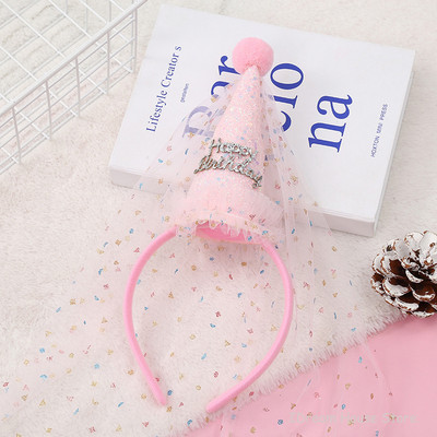 Új gyerekek születésnapi fejpánt hercegnő dekorációs kalap király koronafátyol, gyönyörű Kawaii hajcsipesz színpadi kellékek parti kellékek