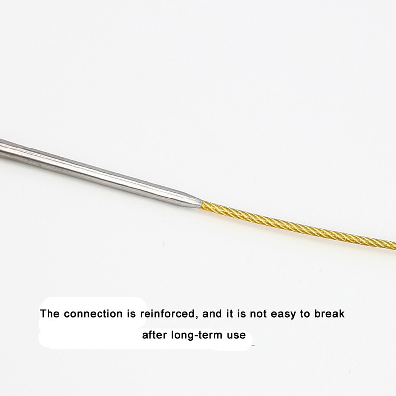 Looen 1Gb nerūsējošā tērauda apļveida adāmadata 65 cm caurule, gludas tamboradatas adīšanai, aušanai, šūšanas rīki vilna