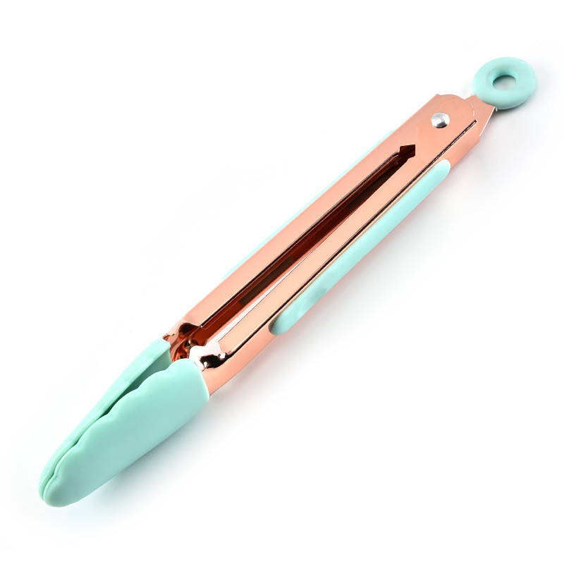 7 collu pārtikas silikona galviņa BBQ maizes steika skava teleskopiskā slēdzene, bārbekjū skava Cepšanas salātu steiks Virtuves rīki Lāpstiņa