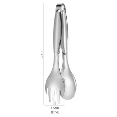 Ēdienu knaibles no nerūsējošā tērauda Zelta biezinātas bufetes tipa ēdieni Virtuves piederumi Bufetes gatavošanas rīki Grilēšanas spailes Maizes steika knaibles