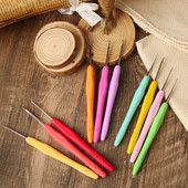 Jaunas adāmadatas Adīšanas frizieris tamboradatām Izšūšanas adatu komplekts ar bezmaksas piegādi Adīšanas tamborēšanas komplekts 0,5–2,75 mm