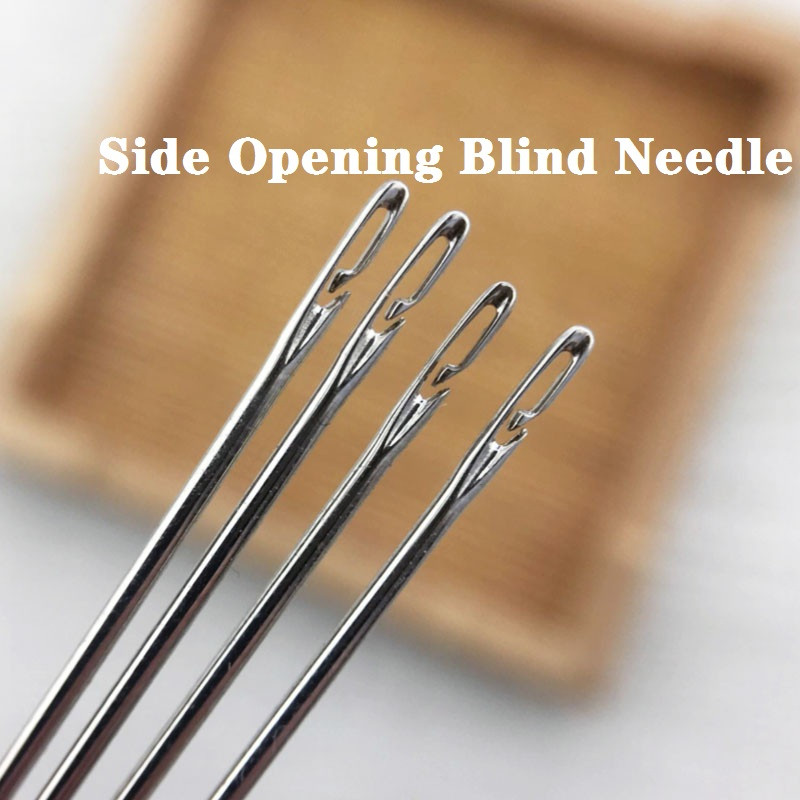 Siuvimo adatos Uodegos šone Didelė burnos atidarymo anga Rankų popieriaus dėžutė Pagrindinis „Pasidaryk pats“ senyvo amžiaus aklųjų kelių dydžių siuvinėjimo adatų kirpimo rinkinys