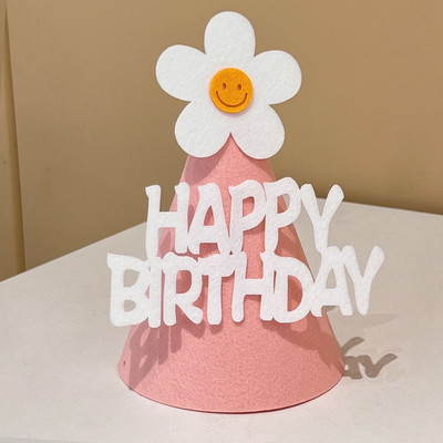 Ins dzimšanas dienas cepure Pirmās dzimšanas dienas ballītes piederumi Princeses cepures ballītes galvas saite Crown Cepure Baby Shower Girl Photo Prop 생일