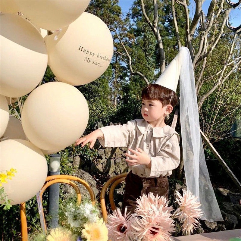 Ins dzimšanas dienas cepure Pirmās dzimšanas dienas ballītes piederumi Princeses cepures ballītes galvas saite Crown Cepure Baby Shower Girl Photo Prop 생일