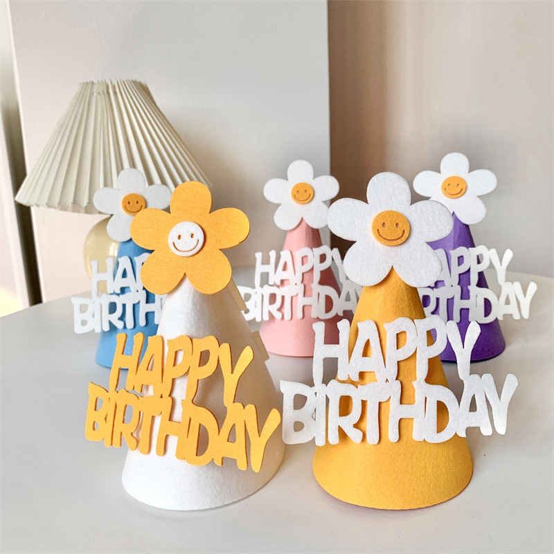 Ins dzimšanas dienas cepure Pirmās dzimšanas dienas ballītes piederumi Princeses cepures ballītes galvas saite Crown Cepure Baby Shower Girl Photo Prop 생일