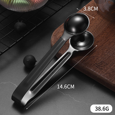 304 Nerūsējošā tērauda mini neslīdošs ledus kubiņu saspraudes maize BBQ pārtikas knaibles Pārnēsājamas citronkūkas ledus skavas bufetes virtuves bāra rīki