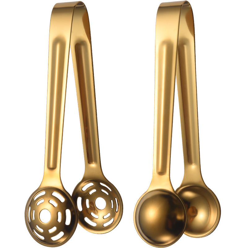 304 Nerūsējošā tērauda mini neslīdošs ledus kubiņu saspraudes maize BBQ pārtikas knaibles Pārnēsājamas citronkūkas ledus skavas bufetes virtuves bāra rīki