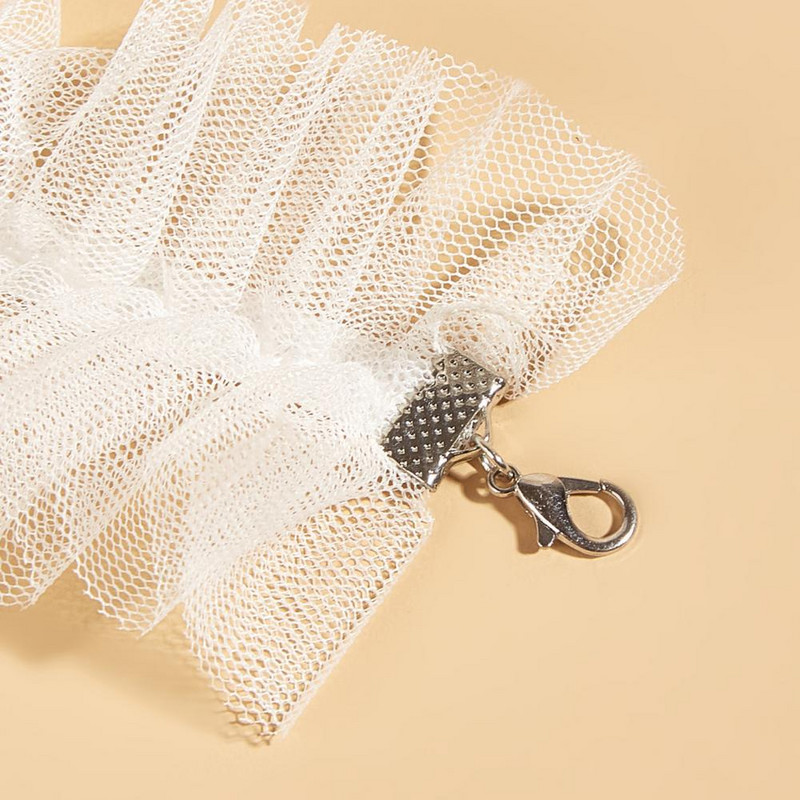 Salda mežģīņu mājdzīvnieku apkakle, mākslīgās pērles regulējama kucēnu kaklarota etniskā izšuvumi, volānveida kaķu apkakles, elpojošs mājdzīvnieku kopšanas rīks